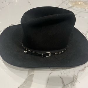 Stetson Black Felt Cowboy Hat 3X Beaver